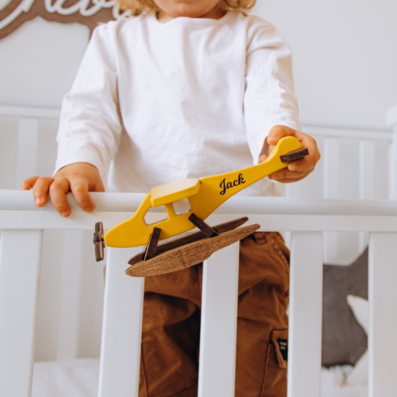 Personalized Wooden Plane A Timeless Keepsake for Little Adventurers