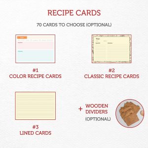 Personalized Wooden Recipe Box with Dividers and Recipe Cards A Cherished Item from Daughter to Mom