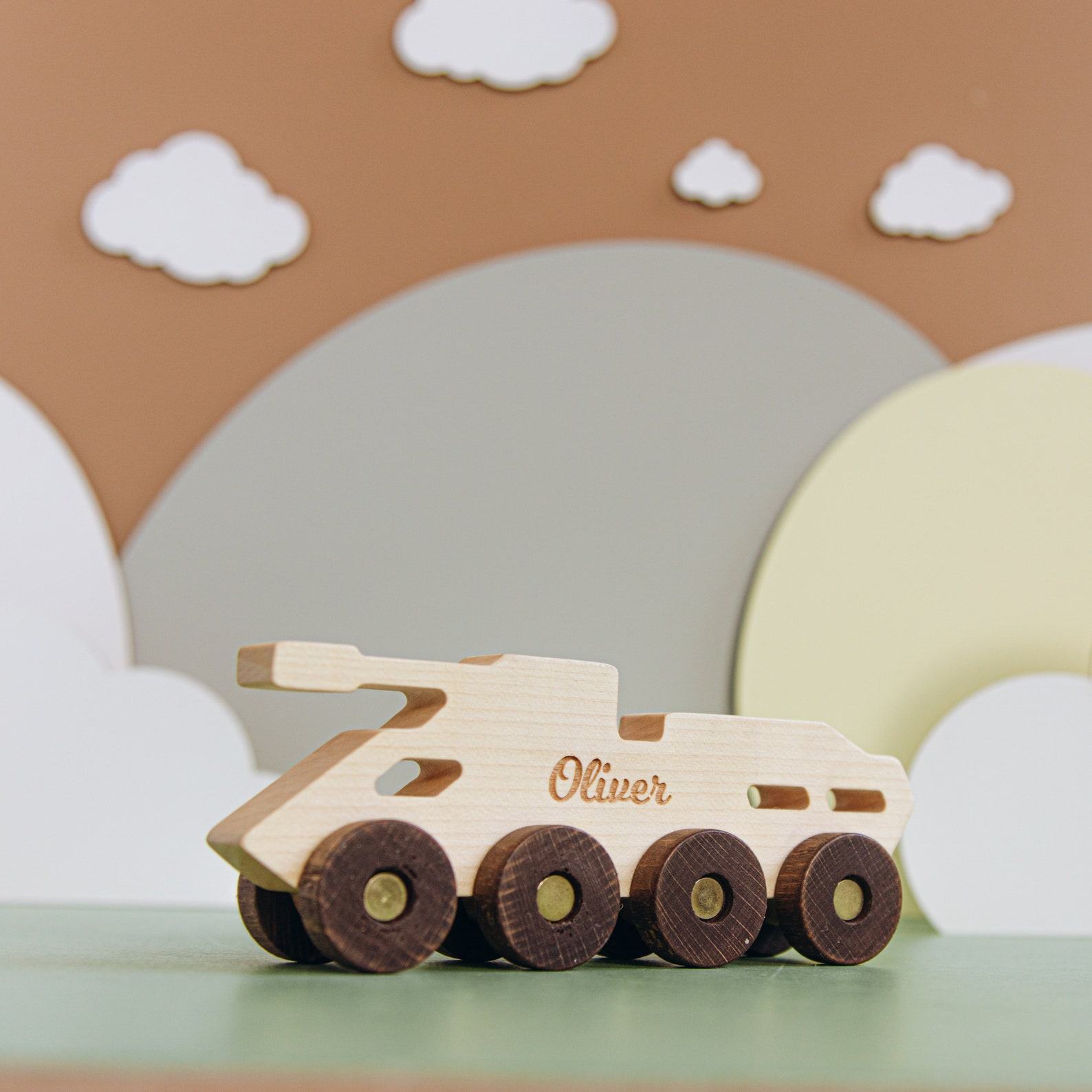 Personalized Wooden Toy Helicopter A Sensory Adventure for Little Explorers