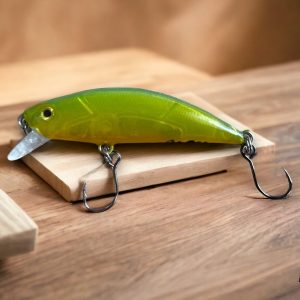 Phoxy Minnow Handcrafted Electro Lime Trout Lure for Anglers