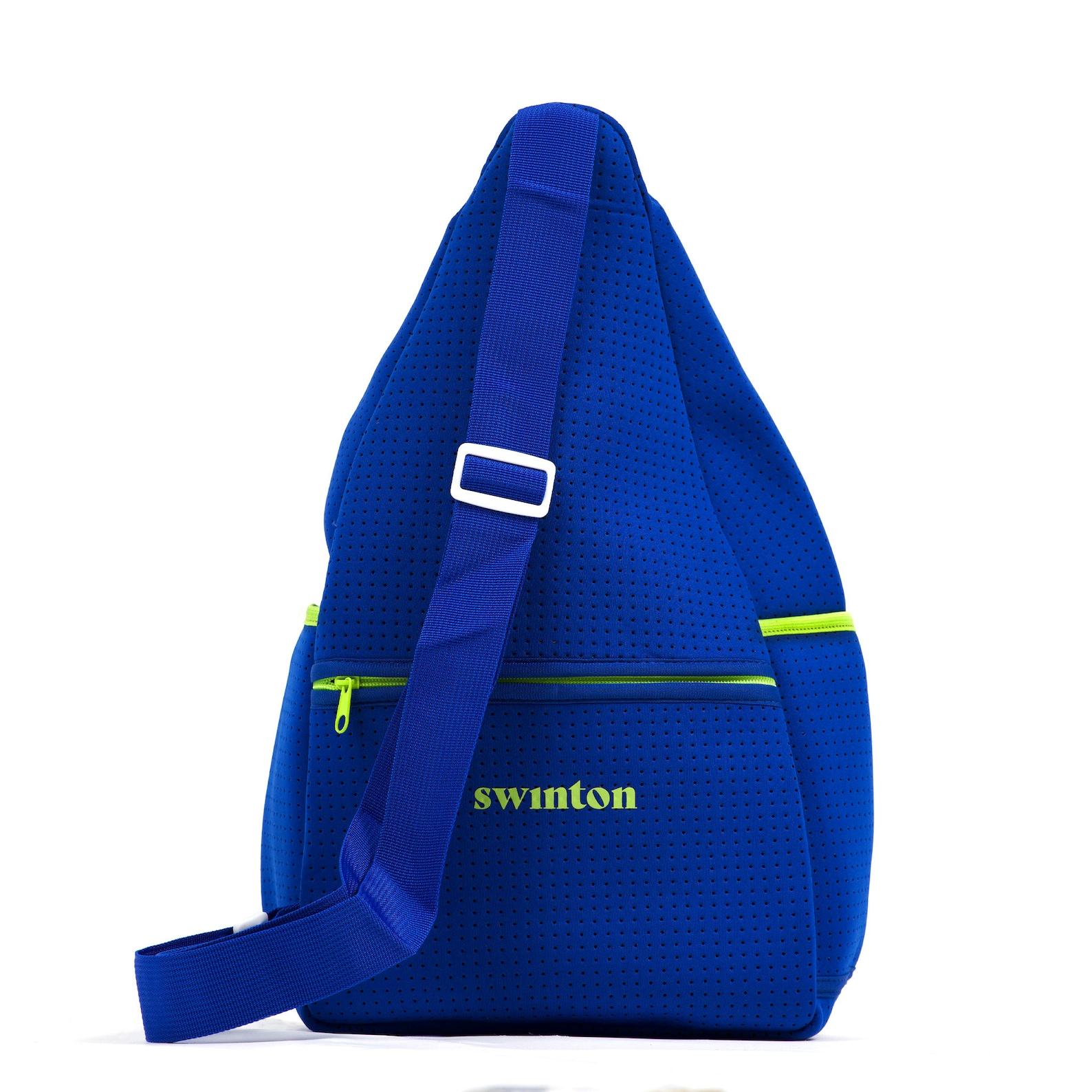 Pickleball Paddle Bag Royal Blue Sling for Paddles, Balls, and Accessories
