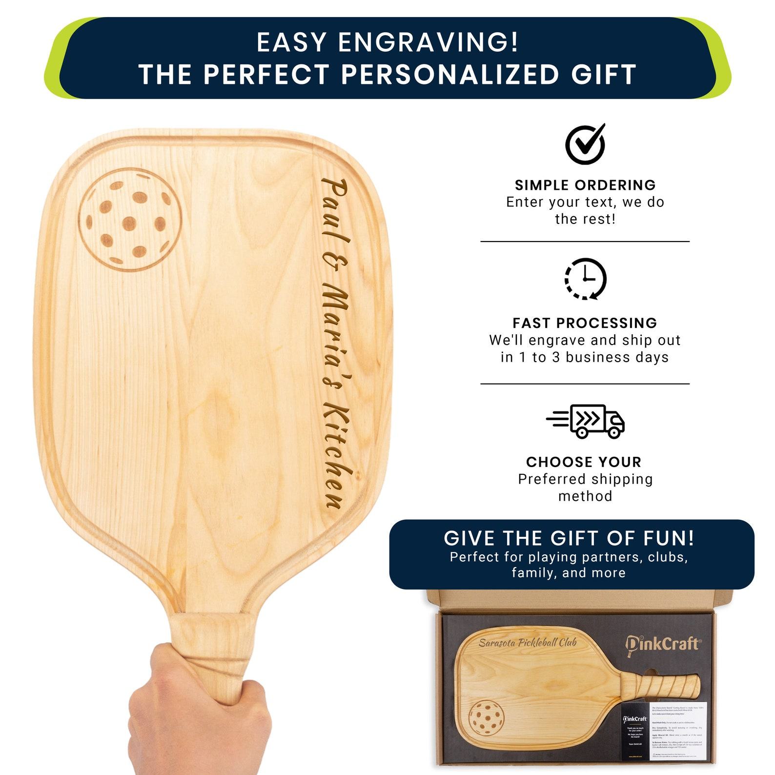 Pickleball Perfection Personalized Charcuterie Board for the Ultimate Pickleball Enthusiast