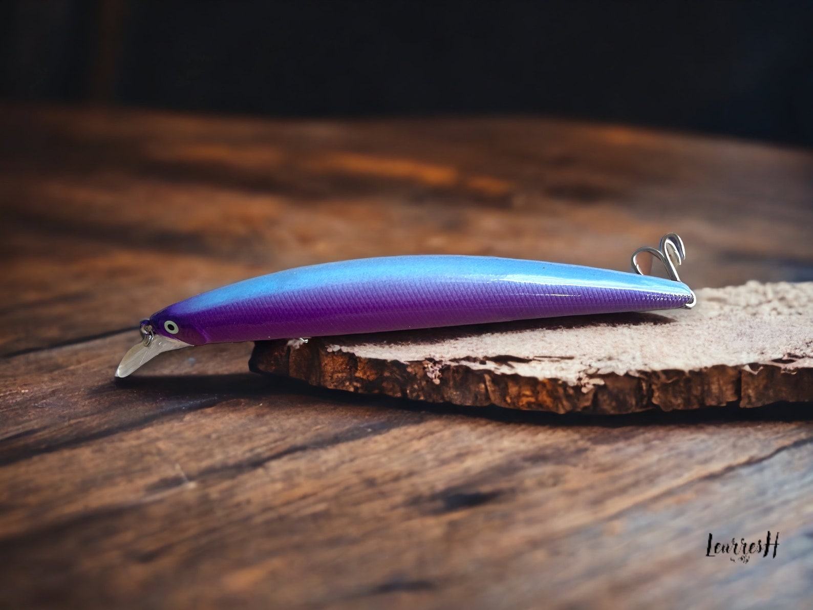 Pike’s Nemesis “Purple River” Handcrafted Jerkbait for Unstoppable Fishing - Image 5