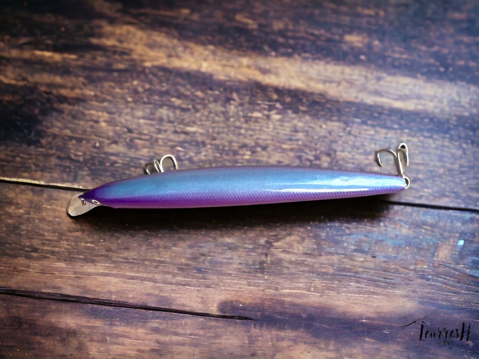 Pike’s Nemesis “Purple River” Handcrafted Jerkbait for Unstoppable Fishing - Image 6