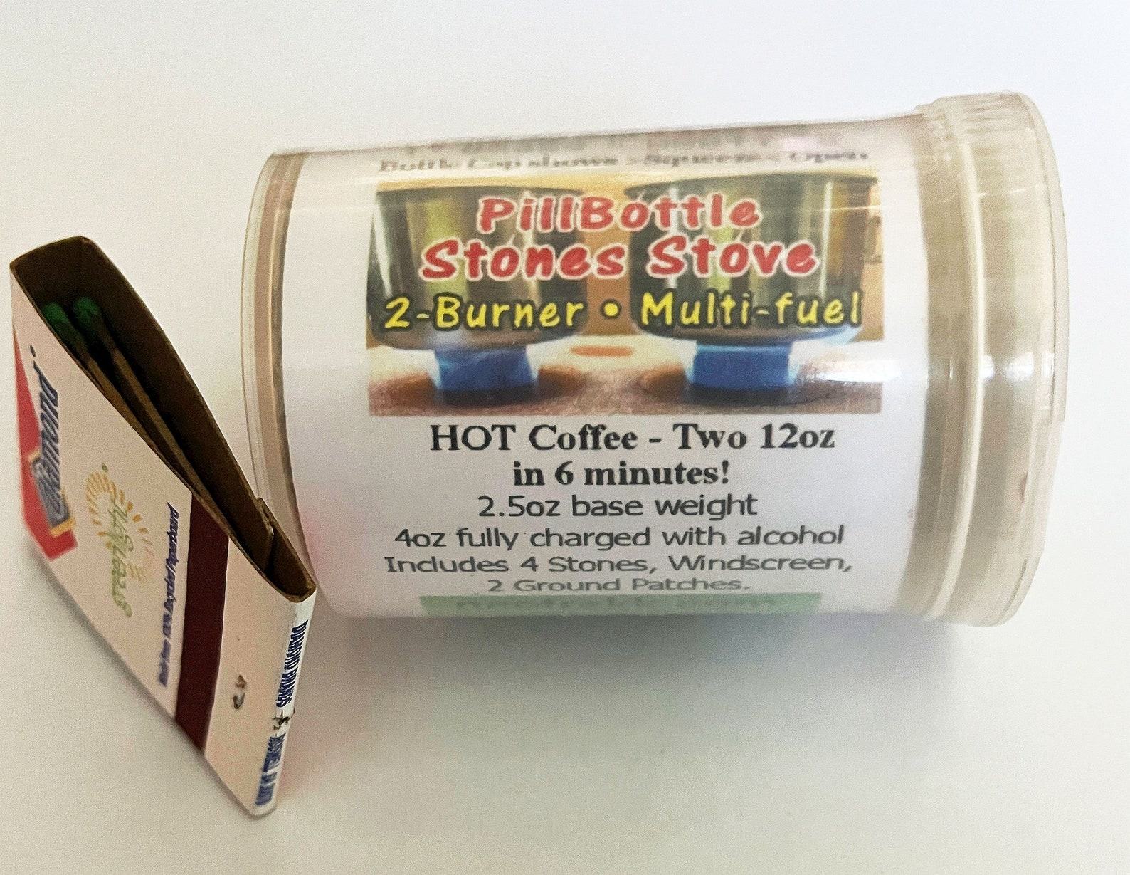 PillBottle Stones Stove The Ultimate Backpacking Stove for Fast, Spill-Proof Cooking - Image 4