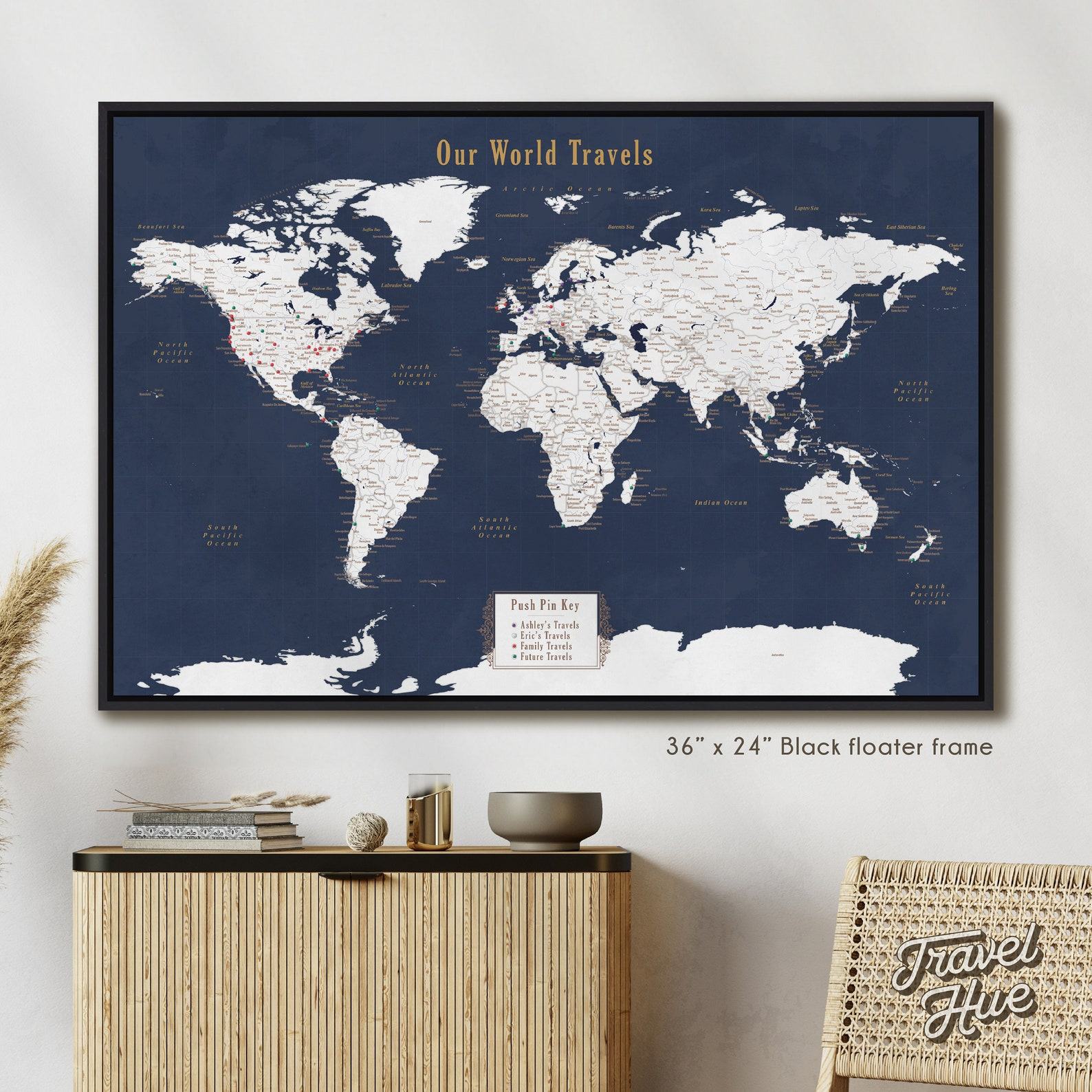 Pin the World Your Personalized Travel Adventure Map