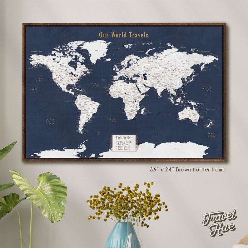 Pin the World Your Personalized Travel Adventure Map