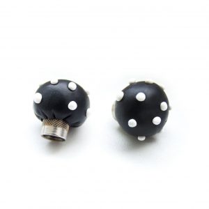 Polka Dot Valve Caps Add a Touch of Whimsy to Your Ride