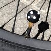 Polka Dot Valve Caps Add a Touch of Whimsy to Your Ride