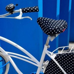 Polka Dot Waterproof Bicycle Set Ride in Style and Stay Dry