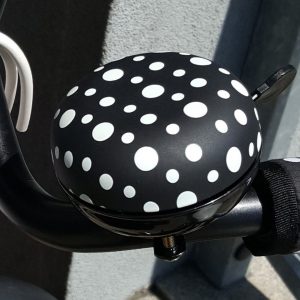 Polka Dot Wicker Basket Saddle and Handlebar Covers Protect Your Ride with Style