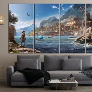 Poseidon’s Divine Canvas Immerse Yourself in the Realm of Greek Mythology