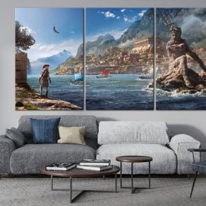 Poseidon’s Divine Canvas Immerse Yourself in the Realm of Greek Mythology