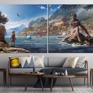 Poseidon’s Divine Canvas Immerse Yourself in the Realm of Greek Mythology