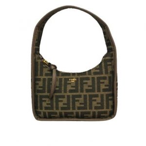 Pre-Loved Fendi Monogram Shoulder/Handcarry Bag for Women in Small Size Timeless Elegance and Sophistication