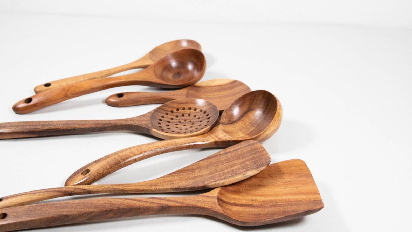 Premium 7-Piece Teak Cooking Set Elevate Your Culinary Experience - Image 5