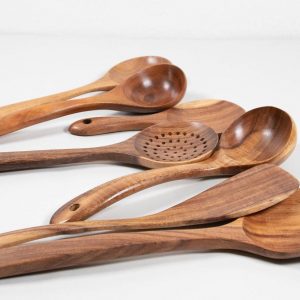 Premium 7-Piece Teak Cooking Set Elevate Your Culinary Experience
