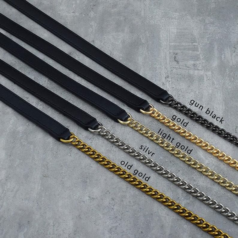 Premium 9mm PU Leather Purse Chain Strap Elevate Your Handbag with Style and Durability