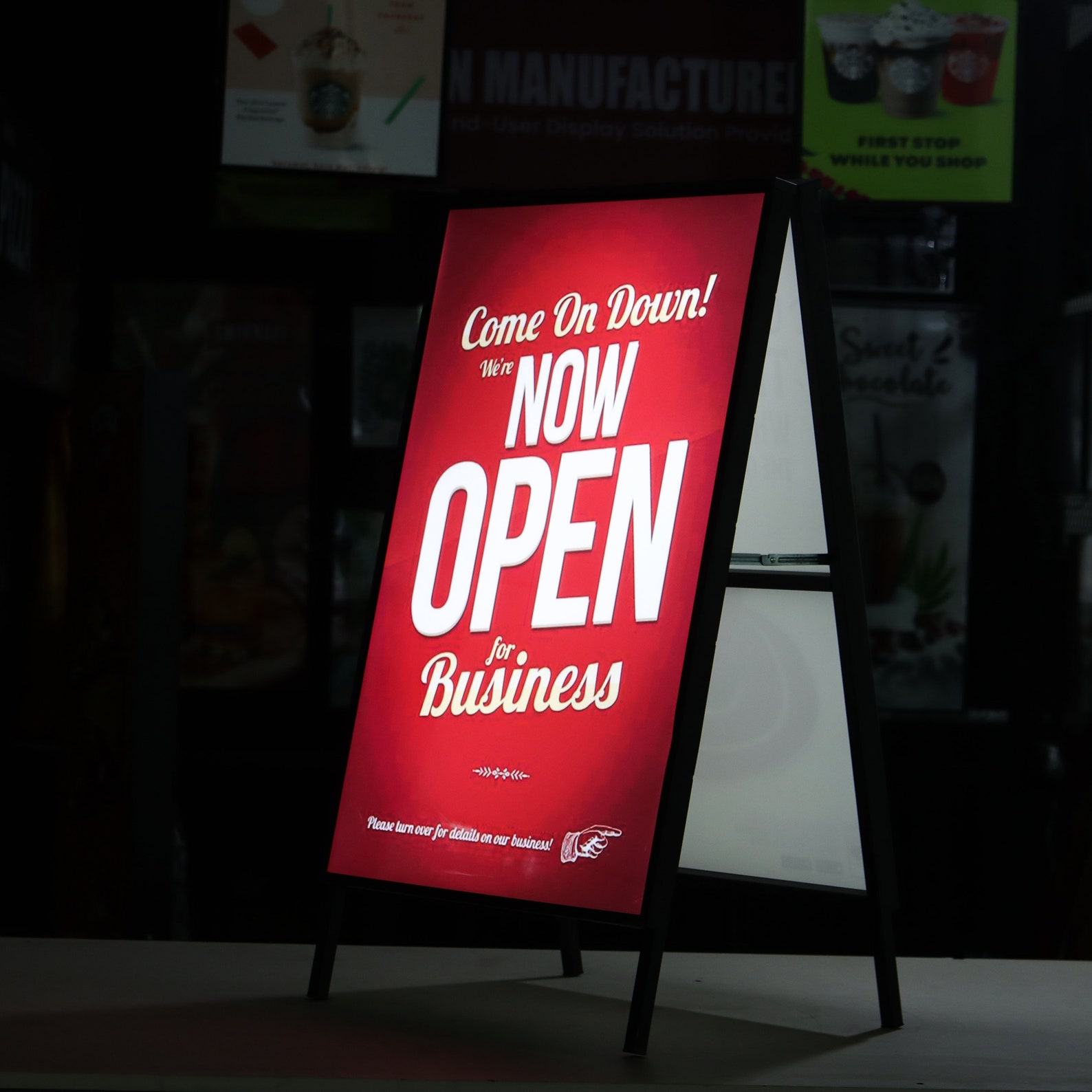 Premium A-Frame Sign Stands Double-Sided Pavement Displays for Enhanced Visibility