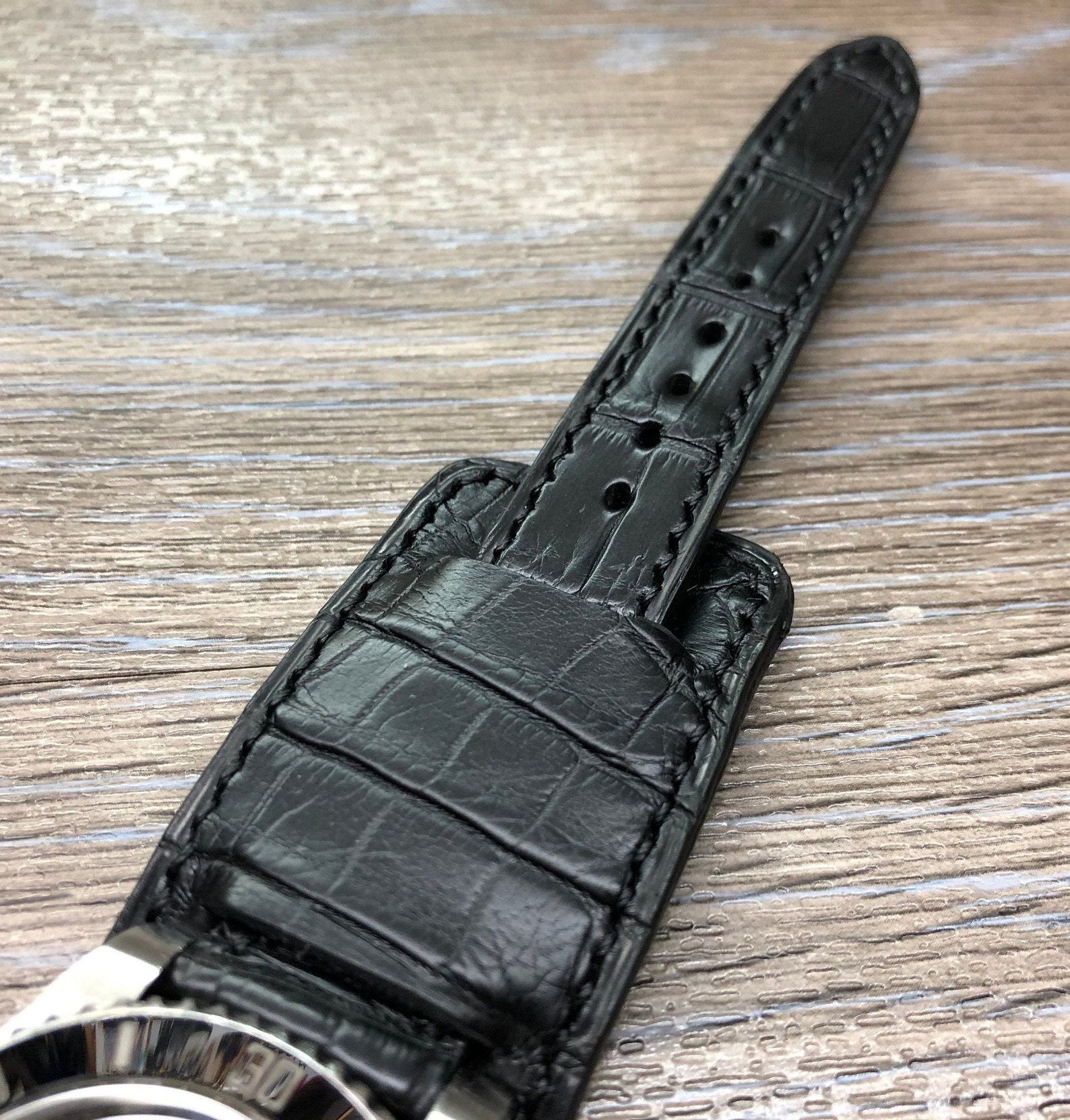 Premium Alligator Leather Watch Straps Elevate Your Timepiece with Style and Sophistication - Image 6