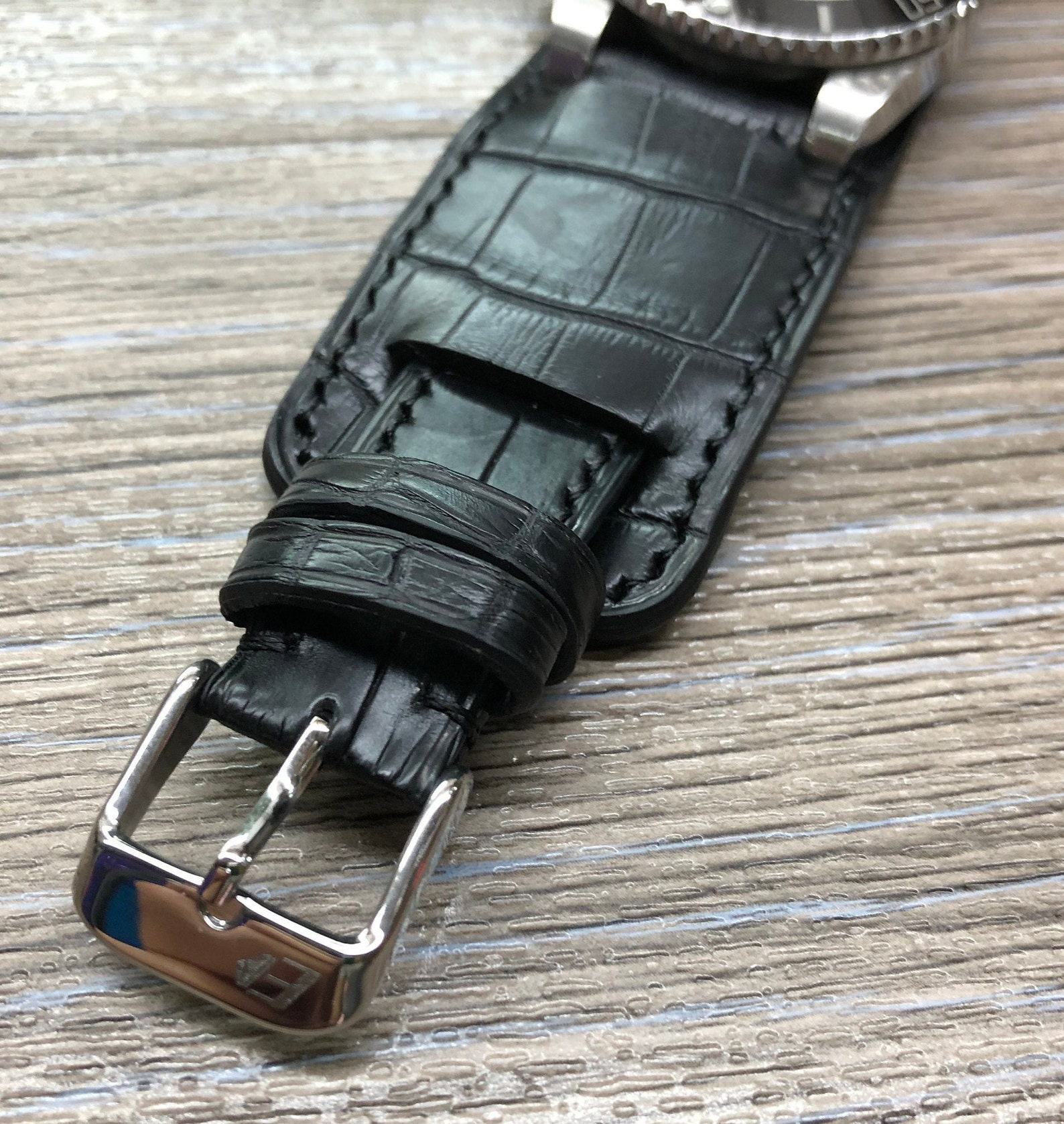 Premium Alligator Leather Watch Straps Elevate Your Timepiece with Style and Sophistication - Image 5