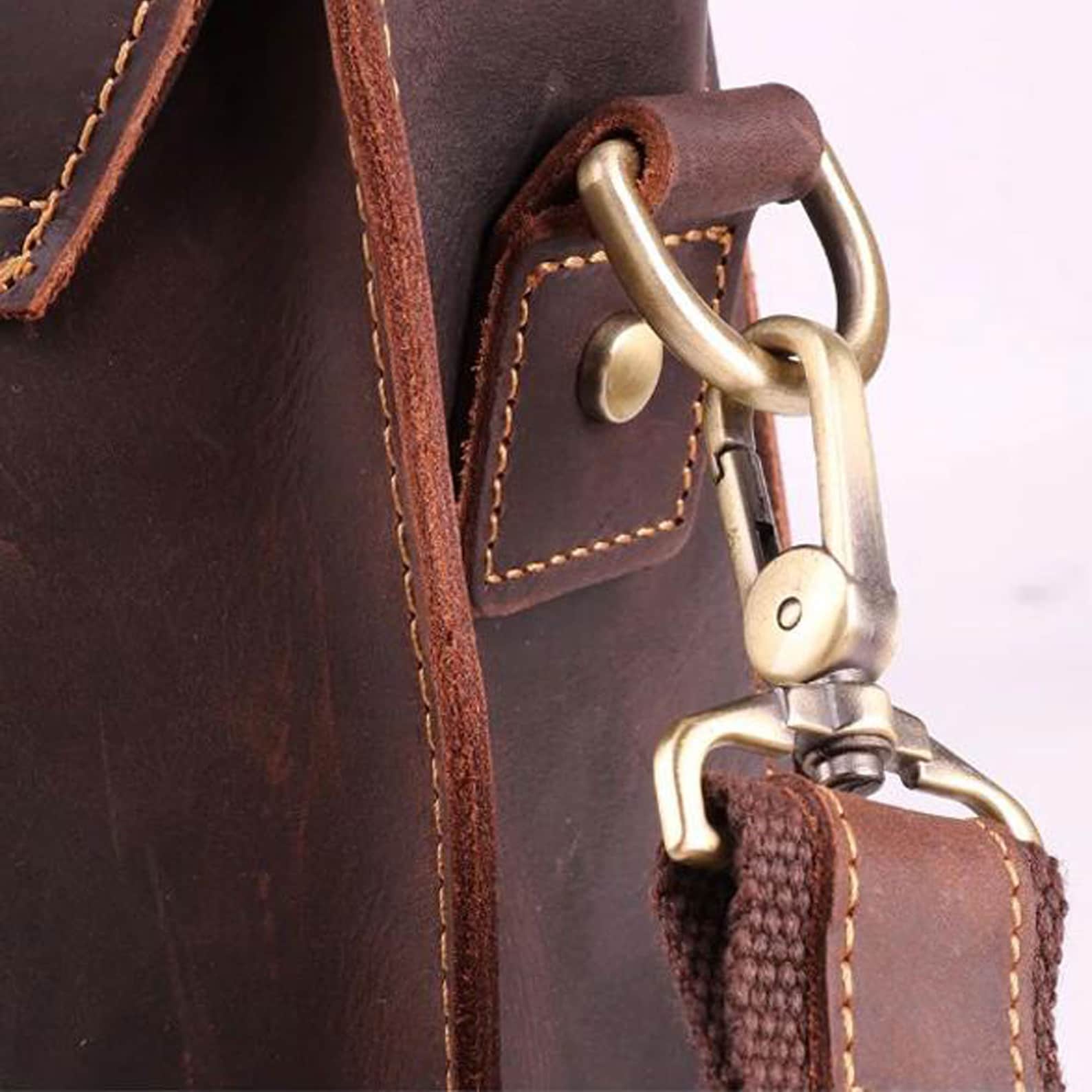 Premium Buffalo Leather Laptop Bag The Ultimate Companion for Professionals