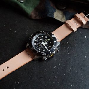 Premium Buttero Leather Watch Strap Elevate Your Timepiece with Natural Veg Tan
