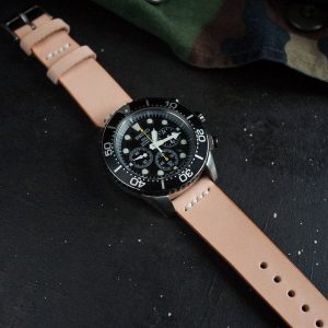 Premium Buttero Leather Watch Strap Elevate Your Timepiece with Natural Veg Tan