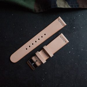 Premium Buttero Leather Watch Strap Elevate Your Timepiece with Natural Veg Tan