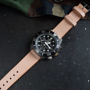 Premium Buttero Leather Watch Strap Elevate Your Timepiece with Natural Veg Tan