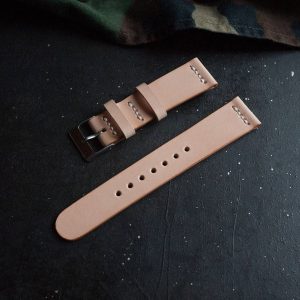 Premium Buttero Leather Watch Strap Elevate Your Timepiece with Natural Veg Tan