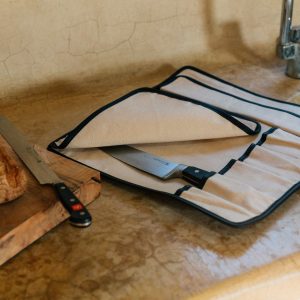 Premium Canvas Knife Roll Set The Ultimate Chef’s Companion for Safe and Organized Knife Storage