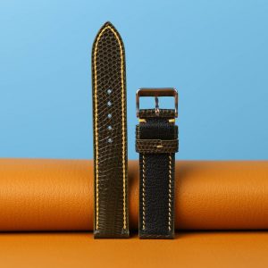 Premium Dark Green Bespoke Watch Strap Elevate Your Timepieces with Vintage Charm