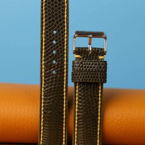 Premium Dark Green Bespoke Watch Strap Elevate Your Timepieces with Vintage Charm