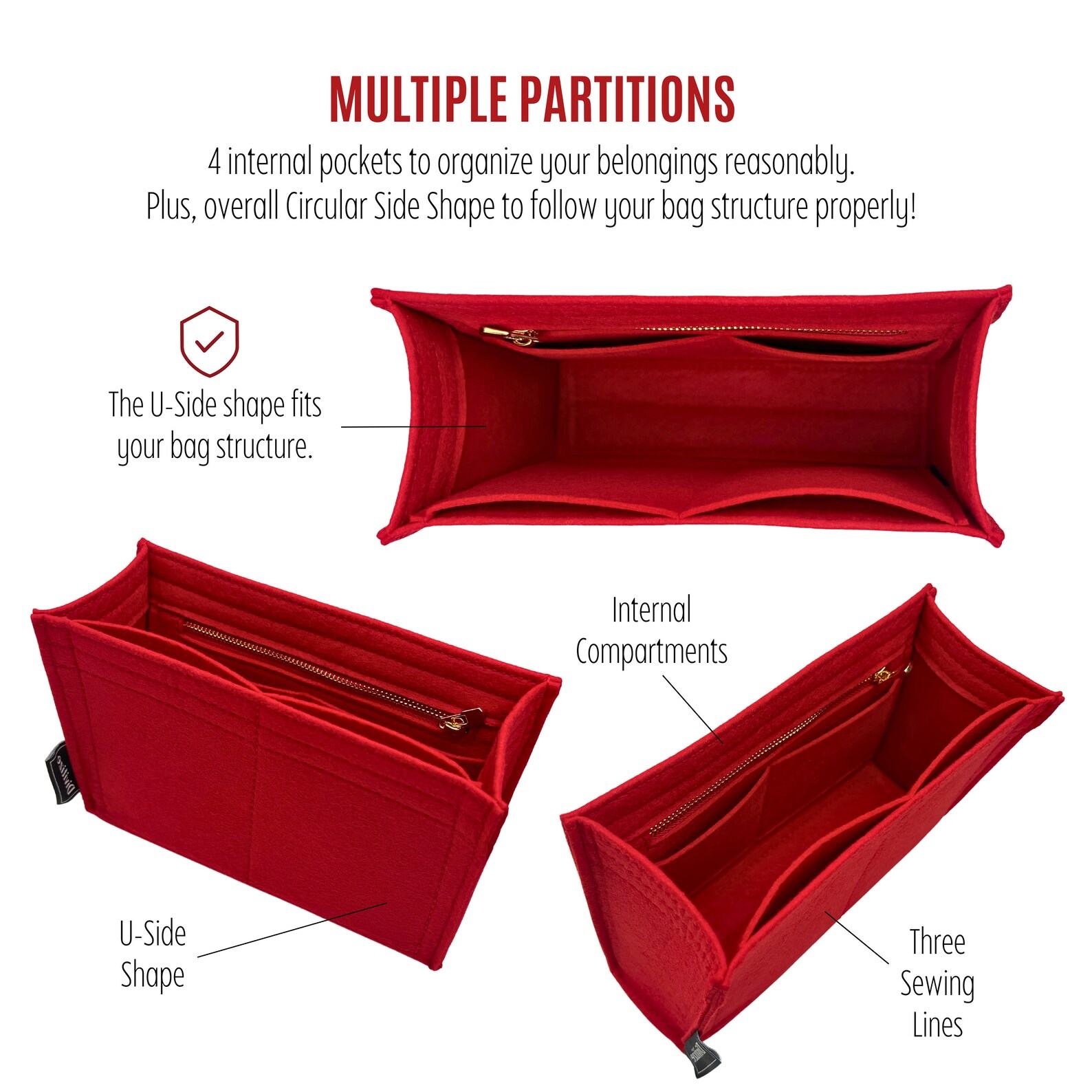 Premium Envelope Bag Organizer Protect and Customize Your Tote with Style