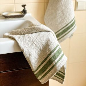 Premium French Linen Kitchen Towels Rustic Elegance for Your Home