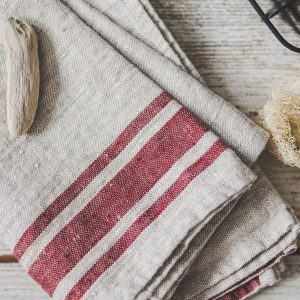 Premium French Linen Kitchen Towels Rustic Elegance for Your Home
