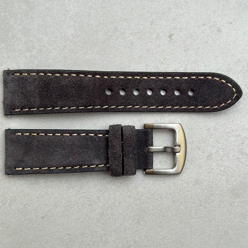 Premium Handmade Suede Watch Strap Elevate Your Timepiece with Comfort and Style