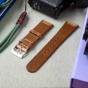 Premium Horween Chromexcel Leather Watch Band Elevate Your Timepiece with Timeless Style