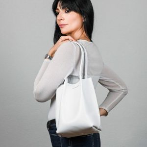 Premium Leather Bags Timeless Styles in White, Cognac, Caramel, Black, Beige, and Mini