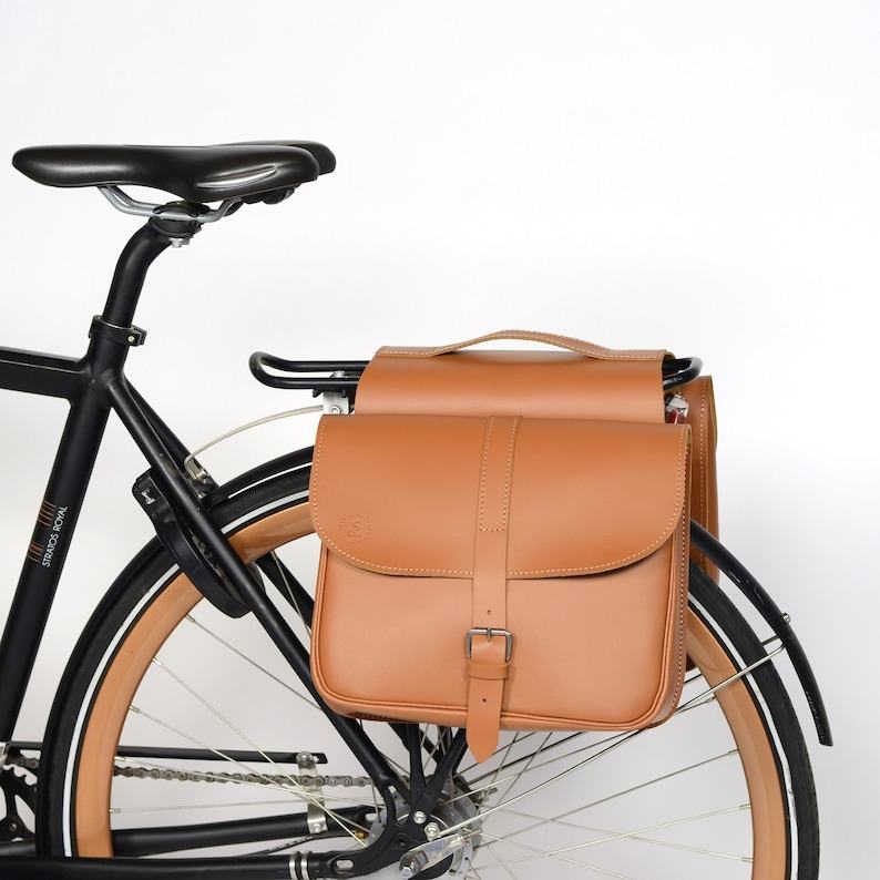 Premium Leather Bicycle Panniers The Ultimate Cycling Companion
