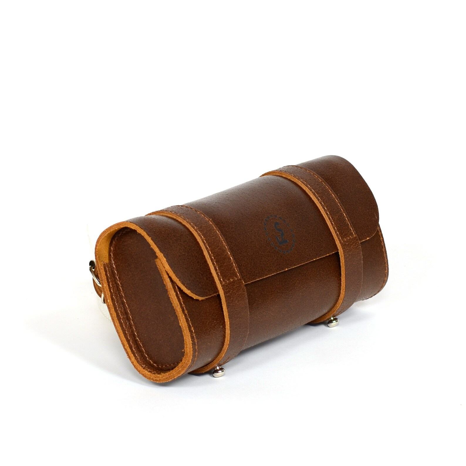 Premium Leather Bike Bag Saddlebag, Pannier, and Purse for Cyclists