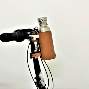 Premium Leather Bike Bottle Holder Secure Hydration for Your Rides