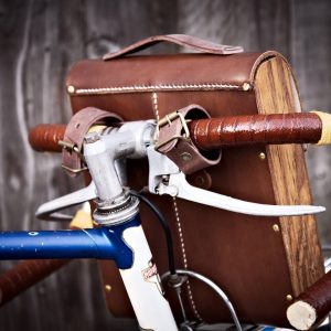 Premium Leather Flight, Cycle, and Bicycle Bag Timeless Style and Durability