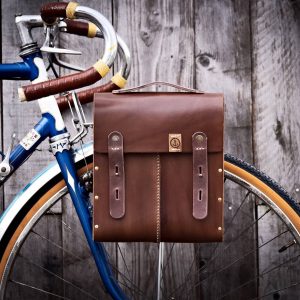 Premium Leather Flight, Cycle, and Bicycle Bag Timeless Style and Durability