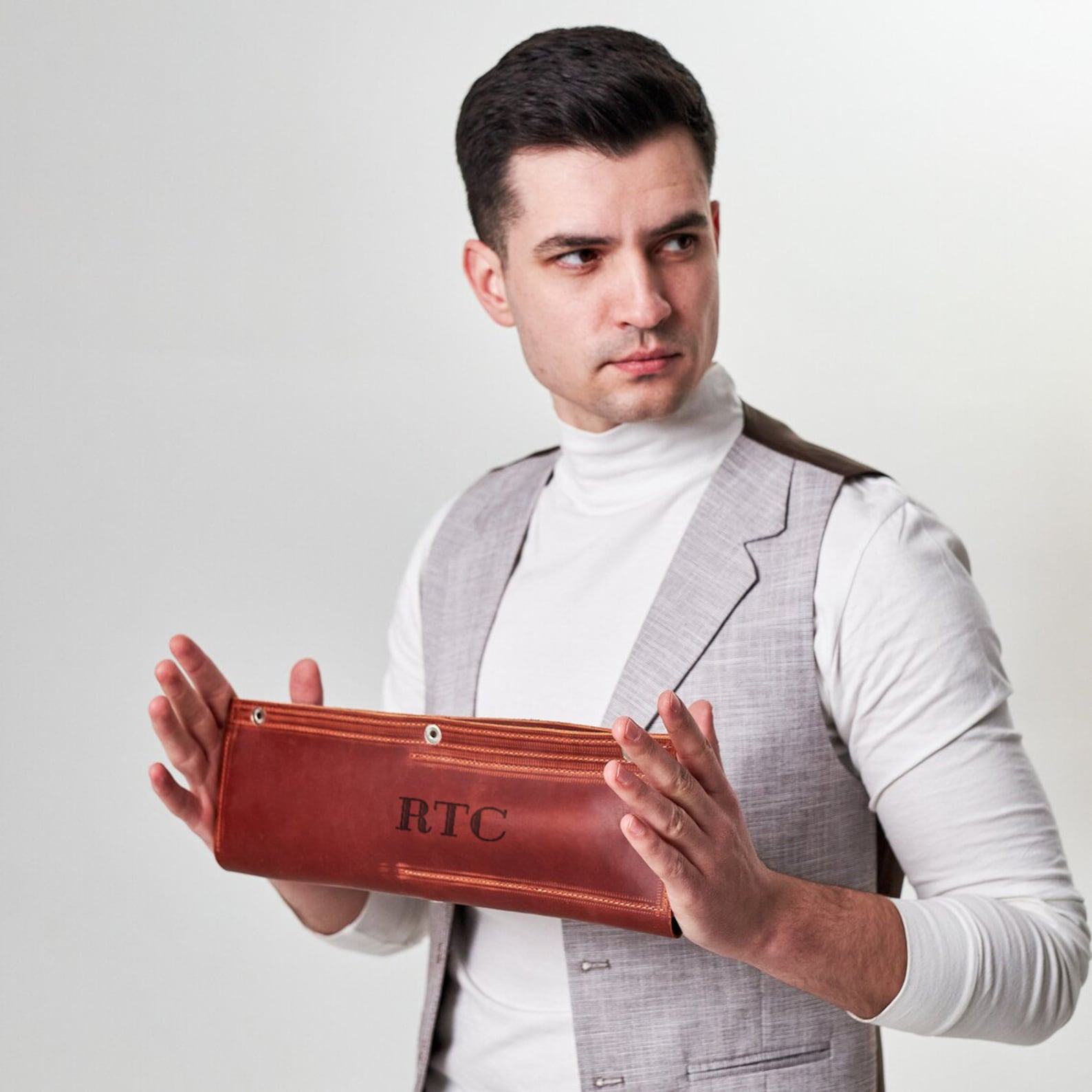 Premium Leather Knife Case Protect and Organize Your Culinary Arsenal