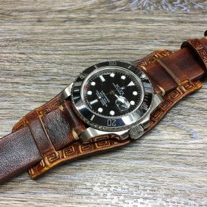 Premium Leather Watch Strap Elevate Your Timepiece with Handmade Craftsmanship
