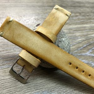 Premium Leather Watch Strap Elevate Your Timepiece with Vintage Charm
