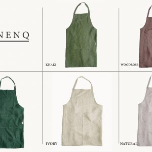 Premium Linen Apron Your Versatile Companion for Kitchen, Garden, and Workshop