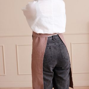Premium Linen Apron Your Versatile Companion for Kitchen, Garden, and Workshop